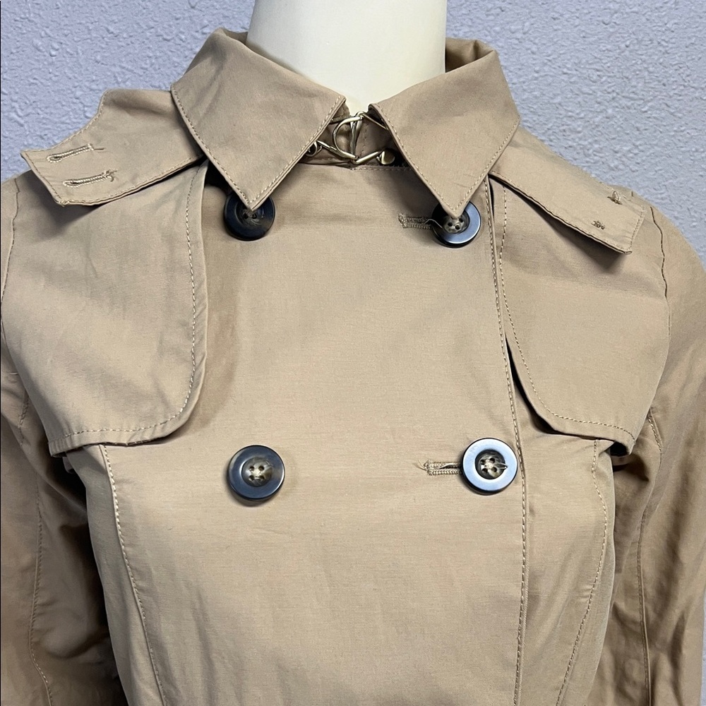 a new day Women's Beige Trench Coat with Belt - Picture 4 of 8
